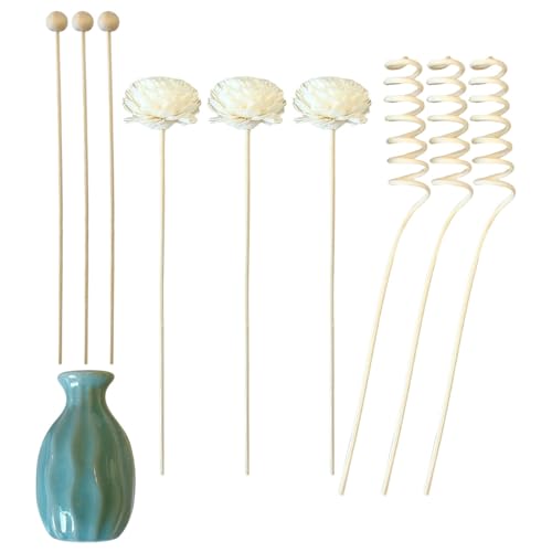 Set Difusor Cerámico con 3 Varillas de Rattán miniatura 1