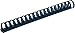 Fellowes 52392, Plastic Combs - Round Back, 3/4