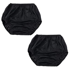 HQRKOTM 2 piezas de ropa interior lavable para incontinencia urinaria pañales para adultos unisex, material de PE (XL)