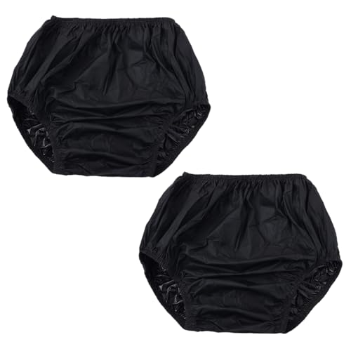 HQRKOTM 2 piezas de ropa interior lavable para incontinencia urinaria pañales para adultos unisex, material de PE (XL)