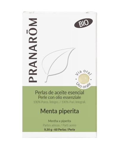 PRANAROM - Menta Piperita Bio - Aceite Esencial - AEQT - 60 cápsulas