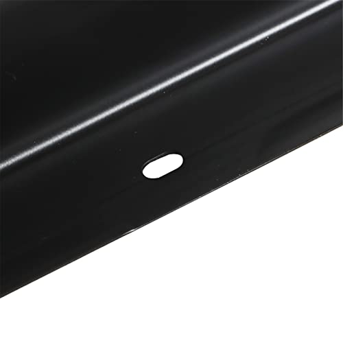 Seblaff Black Rear Bumper Steel Roll Pan With License Light Screws Replacement For 1982-1993 S10 S15 Sonoma Pickup #TOP5