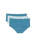 Marc O’Polo Body & Beach Damen Multipack W-Panty 3-Pack Hipster-Höschen, Petrol, M