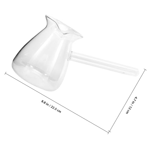 Jarra de 650ml transparente con mango ergonómico para servir sin esfuerzo 3
