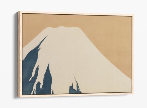Toile Mount Fuji Kamisaka d'exception avec caisse américaine