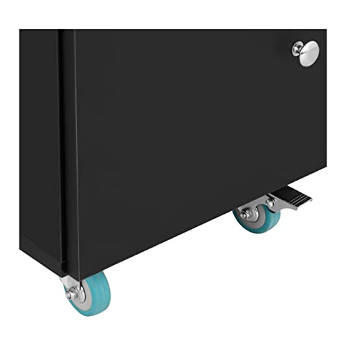 Physa Phy-MT-5 Nageltisch 1.200 x 515 x 810 mm Schwarz Maniküretisch Nagelstudio-Tisch Manikürtisch – Bild 4