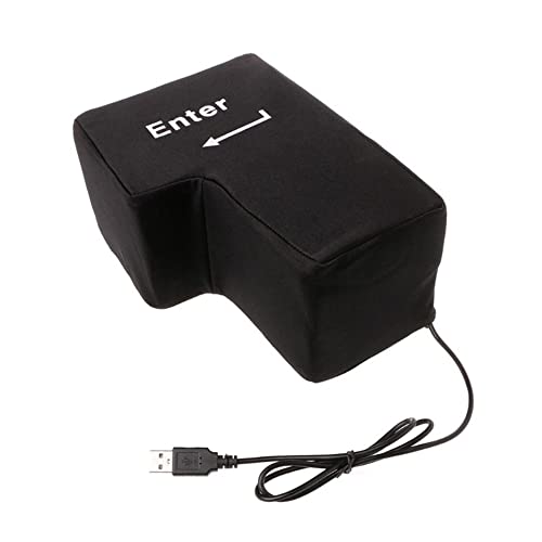 Teclado USB gigante antiestrés, botón de ventilación, duradero, para oficina, escritorio, alivio del estrés
