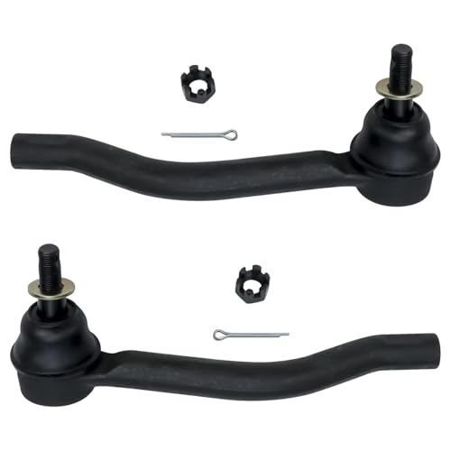 Image of Detroit Axle - 8pc Front End Kit for 2009 2010 2011 2012 2013 2014 Nissan Murano, 2 Lower Control Arms with Ball Joint 2 Sway Bar Links 4 Inner Outer Tie Rods Replacement