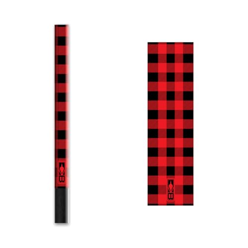 Flèches traditionnelles Bohning 10,2 cm XL en flanelle rouge pour le tir