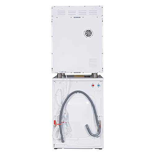 Equator Advanced Appliances EW 826 + ED 860 Equator Apartment Stackable 15 Lbs Washer 1.62Cf 110V+Vented Dryer 3.5Cf 110V thumb #1