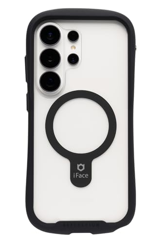 iFace �X�}�z�P�[�X Galaxy S26 Ultra �Ή� Reflection MagSynq �����K���X �N���A�P�[�X (�u���b�N) ���C�����X�[�d�Ή��y �A�C�t�F�C�X GalaxyS26Ultra �P�[�X �ϏՌ� �}�O�l�b�g���� �X�g���b�v�z�[