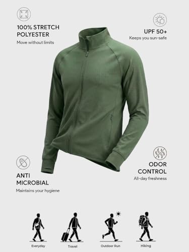 Image of Nobero UPF Jacket for Men Lightweight UPF Jacket | Sun Protection Outdoor Jacket for men