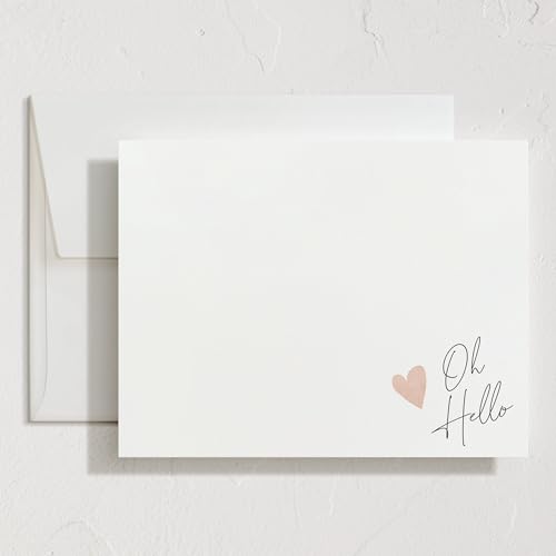 Minted Signed Heart Stationery Cards,10 Ct,Blank Cards and Envelopes For Thank You Notes,Invitations...