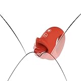 YcsLust Zungenvibrator für Frauen Sex Spielzeug für die Frau mit 10 Leck Vibrationsmodi Brustwarze Klitoris Stimulator für Sie Leise Vibratoren mit Klitorisstimulation Leckende Zunge Sex Toys