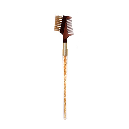 HaloVa Eyebrow Brush, Dual-purpose Beautiful Portable Lash Brush, Durable Lightweight Cosmetic Brush Makeup Tool Makeup Brush