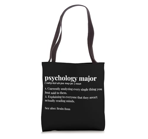 Psychology Major Definition Dictionary College Student Tote Bag