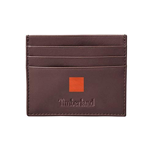PORTAFOGLIO UOMO TIMBERLAND porta carte di credito pelle nera slim  portatessere EUR 39,00 - PicClick IT