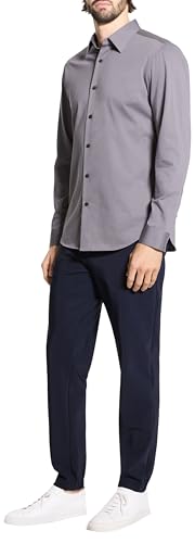 Theory Men's Sylvain Shirt in Structure Knit4
