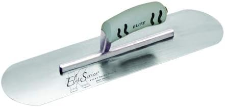 Kraft Tool CFE448PF 18"x4" Elite Series Five Star Carbon Steel Pool Trowel w/ProForm Hdl - 15-5/8" Shank
