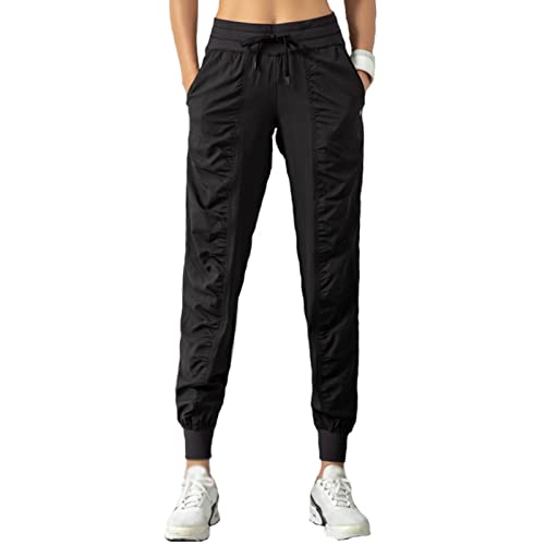 Calça jogging para treino, cordão Calça de treino Poliéster ajustável. Na moda para corrida esportiv