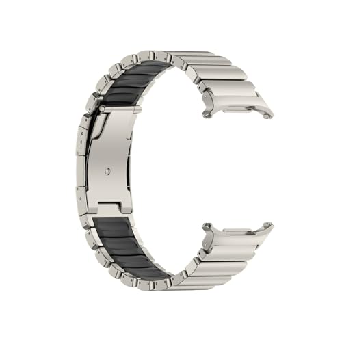 [PLYYQZM] �ɍ��� Sam su ng Galaxy Watch 8 40 44mm 8Classic 46mm�p�`�^�����o�[�X�g���b�v�A�ɍ��� Sam su ng Ultra 47mm �p�X�|�[�c�o���h�A�����p�u���X���b�g�ɓK��(Titanium