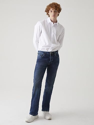 LTB Herren Jeans Tinman - Bootcut - Blau - Blue Lapis Wash W29-W48 Stretch, Größe:46W / 34L, Farbe:Blue Lapis Wash 3923 – Ansicht 2