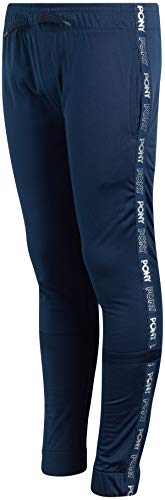 Pony Boy\'s Activewear Tracksuit Set - Zip-Up Performance Sweatshirt Jacket and Track Sweatpants, Size 18/20, Navy
