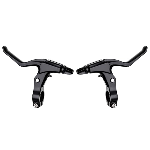 Clarks Cycle Systems CLK-24 Three Finger Alloy V-Brake Levers, Black, Pair