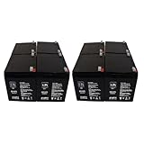 SPS Brand 12V 12Ah Replacement Battery for Kobe HF12-12 UPS (8 Pack)