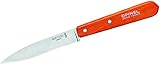 sandvik stahl 12c27 rostfrei Klingenlänge: 9.6cm Opinel Erwachsene Küchenmesser No. 112, Rostfreier Sandvik-Stahl, Orangefarbenem Buchenholzgriff Kochmesser, Mehrfarbig, Einheitsgröße