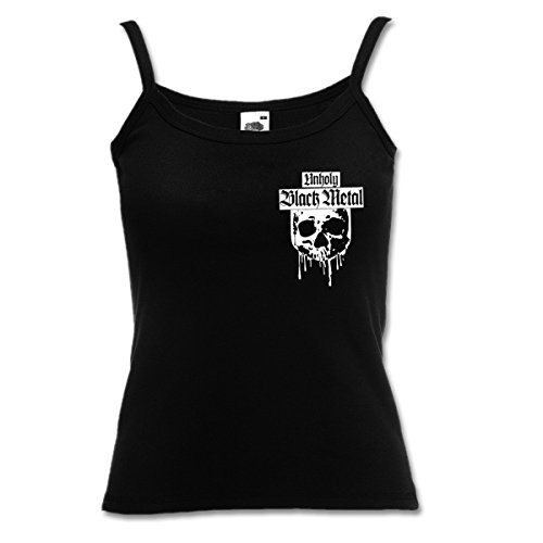 T-shirt spaghetti femme noir stretch et confortable taille XS-XL