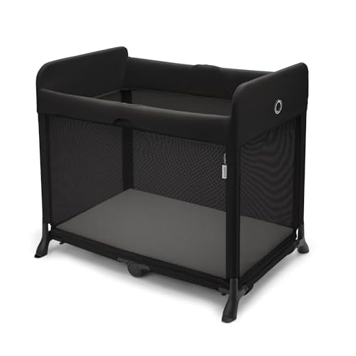 Bugaboo Stardust - All-in-one, Quick to Assemble, Black pop-up Travel cot and playpen for Babies and Toddlers with Mattress and Zip-in Bassinet, Black 25 Bugaboo Stardust - All-in-one, Quick to Assemble, Black pop-up Travel cot and playpen for Babies and Toddlers with Mattress and Zip-in Bassinet, Midnight Black