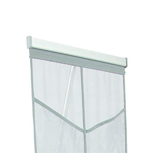 Vispronet Standing Brochure Holder – 4.6lb Mesh Brochure Display Stand with (8) Pockets, 1.7ft x 4.5ft Portable Magazine Stand for Tradeshows, Pocket Capacity of (6) Brochures, Catalog Holder Stand - Thumbnail 2