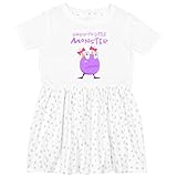 inktastic Daddy's Little Monster Toddler Dress 2T White with Speckles 274e1