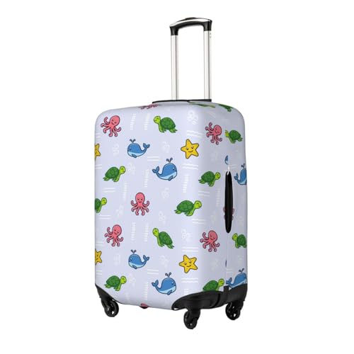 Travel Luggage Cover Protector - Sea Turtle Gift No.20070 Washable Suitcase Covers For 18-32 Inch Luggage2