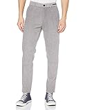 jeansjacke gefüttert herren Classic Chino Scotch & Soda Herren Stuart-Classic neps Wool-Blend Chino Casual Pants, Stone Melange 0621, 36W / 34L