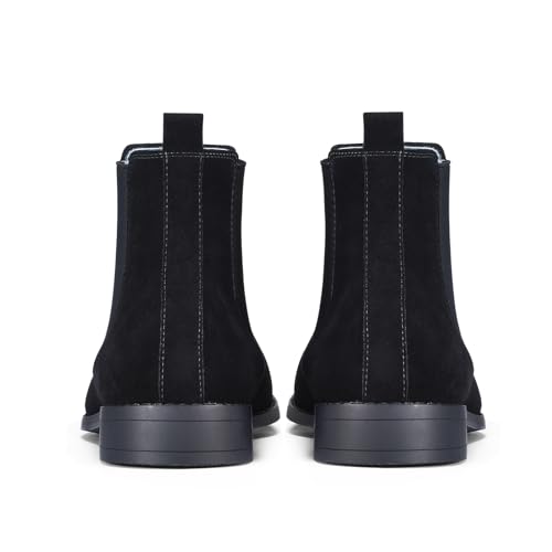 Image of CGRRBW Men's Chelsea Boots Suede Leather Casual Boots for Men