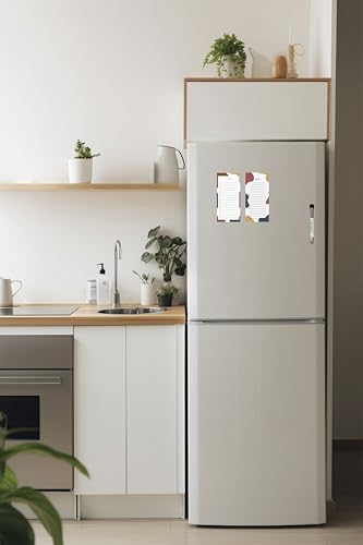 Image of AccuPrints Magnetic to Do List Shopping List Combo- Reusable Dry-Erase - Free Magnetic Marker Flexible Writing Film for Kitchen Fridge /Office Godrej /Metal Wardrobe