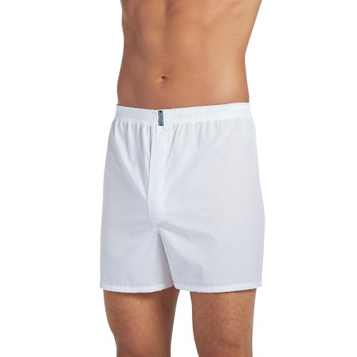 Jockey Men's Underwear Classics Full Cut 5" Boxer - 3 Pack, White, L - image 2