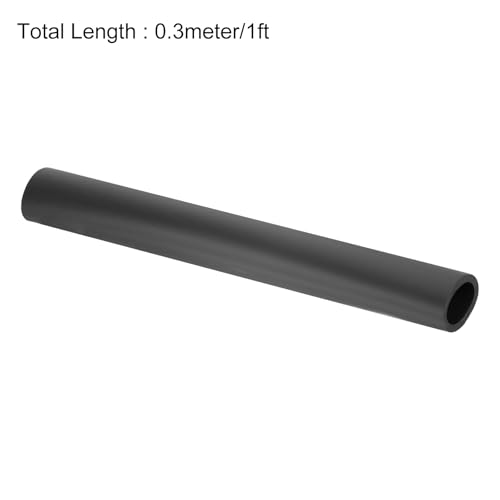 Image of uxcell Foam Tubing for Handle Grip Support,28mm(1 1 /8 inch) ID 38mm(1 1 /2 inch) OD 0.3 Meter /1ft Length Gray