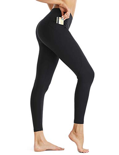 Rocorose Women's Yoga Pants High Waist 4 Way Stretch Tummy Control Moto Leggings