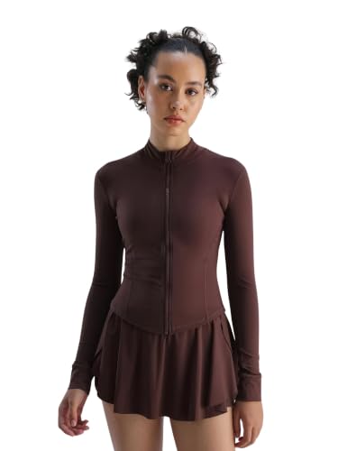Image of CAVA Sculptor Jacket for Women | ADPT Nylon-Spandex, 4-Way Stretch, Moisture-Wicking, High Neck, Full Sleeves | Performance Activewear