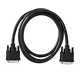 KUJOBUY DVI - DVIケーブル 24+1オス-オス デジタルビデオモニターケーブル PC DVIDモニターコード コンピューター用DVIDコード プロジェクター用デュアルリンクサポートワイヤー DVDラップトップHDTV高解像度6フィート