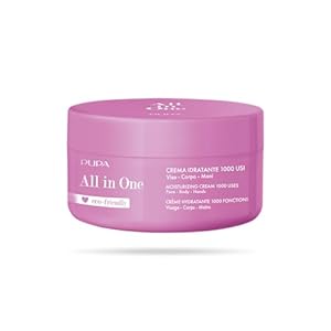 Pupa Milano All In One Moisturizing Cream With Hyaluronic Acid – Skin Hydration Booster – Delivers Smooth, Firm Appearance – Versatile Moisturizer – Can Be Used All Over – Eco Friendly – 11.8 Oz