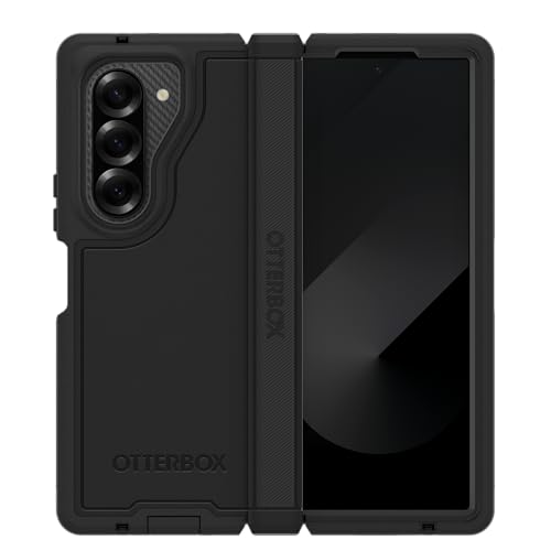 OtterBox Galaxy Z Fold6 Defender Series XT Case - Black, screenless, Rugged Hinge Protection,...
