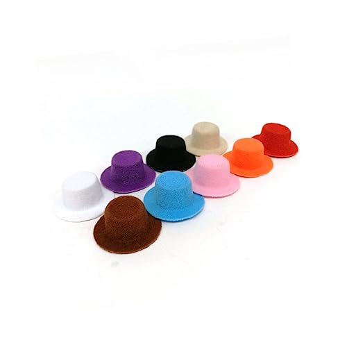 Gogogmee 9 Pçs Miniaturas Brinquedos Variados Mini Chapéu Chapéu Em Miniatura Chapéu De Artesanato B