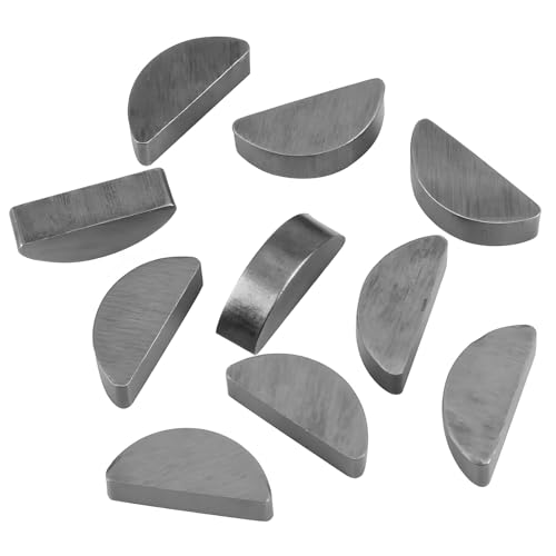 pack of 80 spring wedges assortment disc spring crescent moon key spring set 3-4-5-6 mm disc spring assortment kit driving wedge set flywheel pulley crankshaft assortment kit