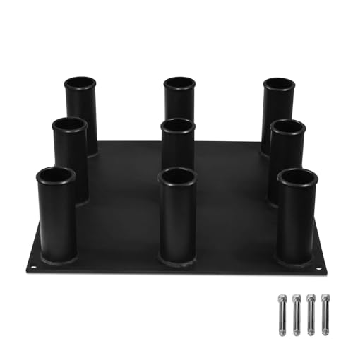Yes4All Barbell Rack de almacenamiento vertical soporte para barra olímpica