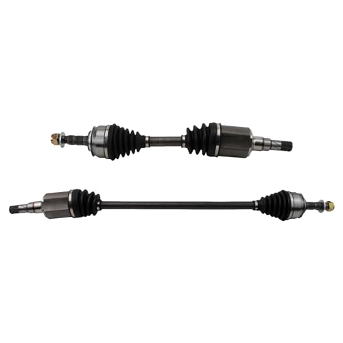 Image of TRQ Front Driver and Passenger Side CV Axle Assembly Set 2 Piece Compatible with 2011-2015 Chevrolet Cruze Manual Transmission 2016 Cruze Limited Manual Transmission
