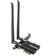 WiFi 6E AX210 PCIe WiFi Card for PC, Up to 2400Mbps, 802.11AX Tri-Bands (6G/5G/2.4G) 5400Mbit/s, ...